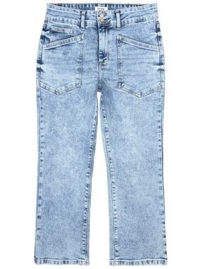 Kensie Jeans Vintage Luxe Savannah High Rise Flare Ankle Light Acid Wash 8 / 29